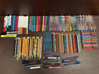 Huge Mixed Lot Of  175+ pens pencils Paper Mate, Crayola, Sharpie, Simply Smooth