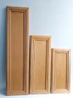 3 Maple wooden cabinet doors Natural Finish Old stock