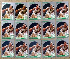 1990 NBA Hoops #39 Larry Bird Celtics Basketball Card 15ct Lot 0201E
