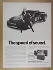 1976 Altec Lansing Porsche 914/6 Camel GT Race Car photo vintage print Ad