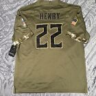 Derrick Henry Jersey Tennessee Titans Camo Salute To Service Large #22