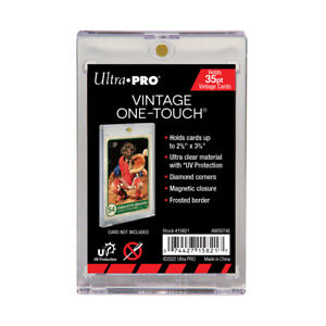 Ultra Pro 35pt Vintage Size UV One Touch Magnetic Trading Card Holder