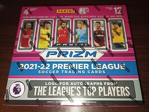 2021-22 Panini Prizm Premier League Soccer  H2 Hobby Box 12 Packs 4 Cards per