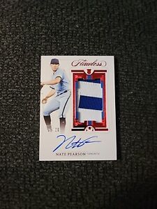 2021 Flawless Baseball Nate Pearson Rookie Patch Auto Red 6/20 - SC6156