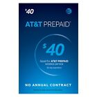 AT&T - AT&T Prepaid $40 Refill Top-Up Prepaid Card , AIR TIME  PIN / RECHARGE