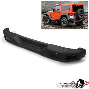 Powder Coated Steel Rear Bumper Fit For Jeep Wrangler / JK 2007-2018 82213654 (For: Jeep)