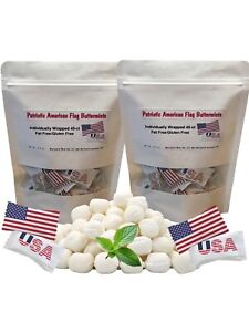 Patriotic Candy USA Flag Buttermints Set Of 2 Packs 45-per Pack (90-total) 🇺🇸