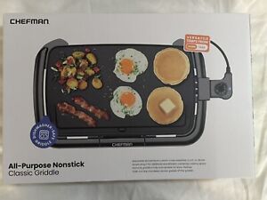 Chefman Electric Griddle with Removable Temperature Control, Immersible Flat Top