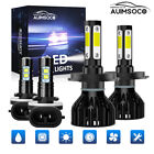 9003/H4+881 For Kia Sportage 2009-2010 LED Headlight Bulbs Hi/Low+Fog Light Kit (For: 2009 Kia Sportage)