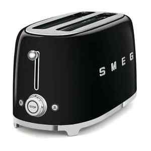 OPEN BOX - SMEG 4-Slice Black Toaster
