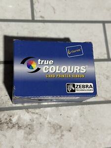 ZEBRA 800015-440 YMCKO Color Ribbon for iSeries Card Printers,open Box For Pics