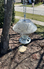 Large Handmade Hanging Bird Feeder with Recycled Glassware 10