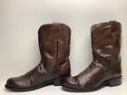 MENS CORRAL COWBOY WESTERN ROPER HANDCRAFTED BROWN BOOTS SIZE 12 EE