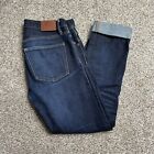 Gap 1969 Kaihara Japanese Selvedge Raw Denim Jeans Slim Fit Size 30x30 13 oz