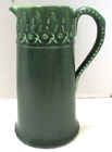 Antique Art Pottery Pitcher Matte Green Leaf Arts & Crafts KEENE N. Hampshire