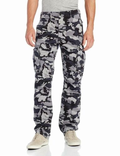 Levis Relaxed Fit Ace Cargo Pants Color Dark Grey Camouflage 0019