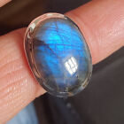 Natural Labradorite Cabochon 925 Solid Sterling Silver Ring, All Sizes Available