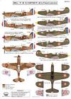 Berna Decals 1/48 BELL P-39 AIRACOBRA & CURTISS P-40 WARHAWK in French Service