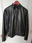 Theory Kelleher Morvek L Leather Jacket, Black, Size Large