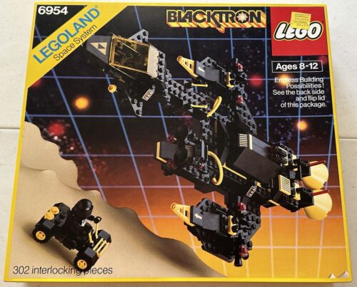 Lego 6954 Legoland Space System Blacktron Renegade 💯% TITA Complete C-9 Nm/Vf+