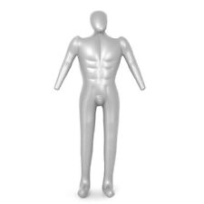 Full Body Man Male Whole W/ Arm Inflatable Mannequin Dummy Torso Fashion Model