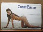 Carmen Electra 2002 original hot girls car poster pinup 14746