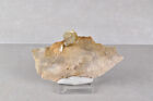 Yellow Barite Crystal on Matrix from Peru  8.9 cm  # 16876