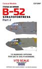 Caracal Decals 1/72 BOEING B-52G/H STRATOFORTRESS Strategic Air Command Part 2