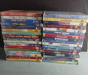 Lot of 30 Disney DVD Family Movies