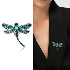 Crystal Rhinestone Dragonfly Brooch Pin Jewelry Birthday Gifts Mother's Day,