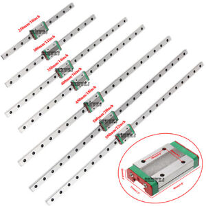 12mm Miniature Linear Slide Rail Guide + MGN12H Sliding Block DIY CNC 3D Printer