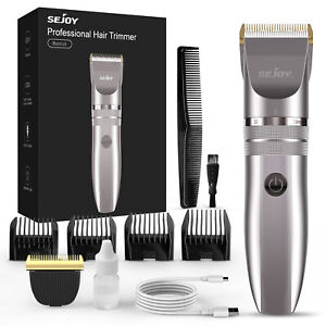 SEJOY Professional Trimmer Hair Clippers Cutting Beard Cordless Shaving Machine