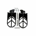 Stainless Steel Footpegs Foot Rest Pegs for  PW50 PW80 Pit Dirt Motor Bike