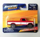 Maisto 1977 Ford F 100 pickup Truck 4x4 Hot Red White Adventure Force Wheels
