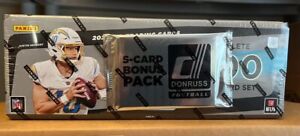 2021 Panini Donruss Football Complete Hobby Factory Set w/ 5-Card Bonus Pack