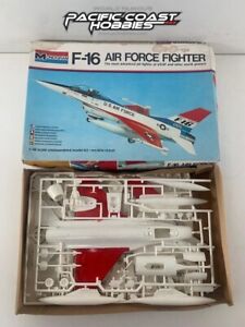 Monogram Vintage Plastic Model 1:48 F-16 Air Force Fighter Kit 5401