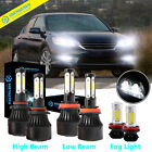 For Honda Accord 2013 2014 2015 -4side LED Headlight High&Low Beam+Fog Light Kit (For: 2014 Honda Accord)