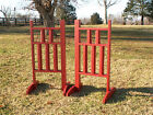 Horse Jumps 5 Column Wooden Wing Standards 5ft/Pair - Color Choice #225