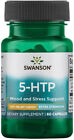 Swanson Extra Strength 5-HTP 100 mg 60 Caps Natural Sleep, Mood, Stress Support