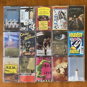 CLEARANCE Cassette Tape Lot 90's Rock Alternative Grunge Pop Indie Punk  80's