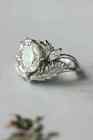 2Ct Lab-Created VVS1/D Diamond Wedding Ring 14K White Gold Fn