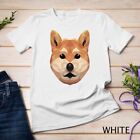 Cute Geometric Shiba Inu Dog Unisex T-shirt