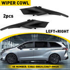 2 For 2011-2020 Toyota Sienna Front Left Right Windshield Wiper Cowl Accessories (For: 2014 Toyota Sienna)