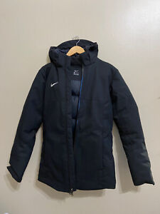 Mens Nike Team Training Down-Fill Parka 550 Jacket Black Size XXS 915036-010 NEW