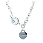 Authentic Heart Return to Tiffany & Co Sterling Silver Toggle Necklace with Box