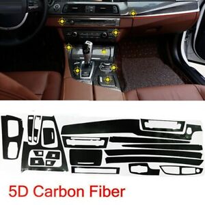 For BMW F10 520i 528i 530i 535i 5D Carbon Fiber Pattern Inner Vinyl Wrap Sticker (For: 2017 BMW)
