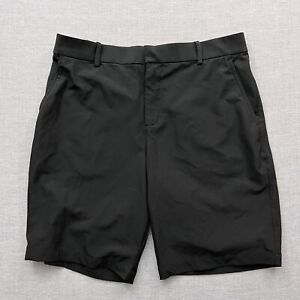 Nike Golf Mens Snap Chino Shorts Black Size 34 Flat Front 10