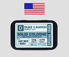 Duke Cannon Light Musk & Neroli Solid Cologne Sandalwood Men 1.5oz Supports Vets