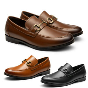 Men's Loafers Slip-on Formal Shoes Business Wedding Dress Shoes Size 8-13