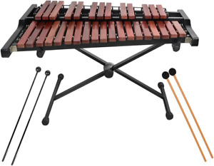 New Listing32-Note Xylophone - Professional Wooden Glockenspiel with Mallet & Adjustable